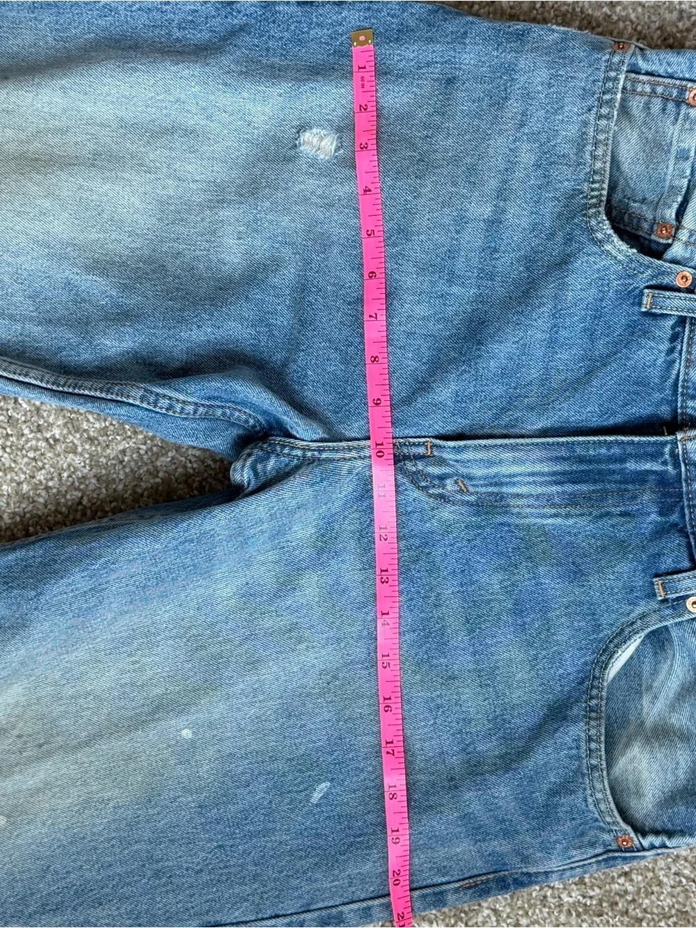 Levi's Men's Faded Blue Straight Jeans